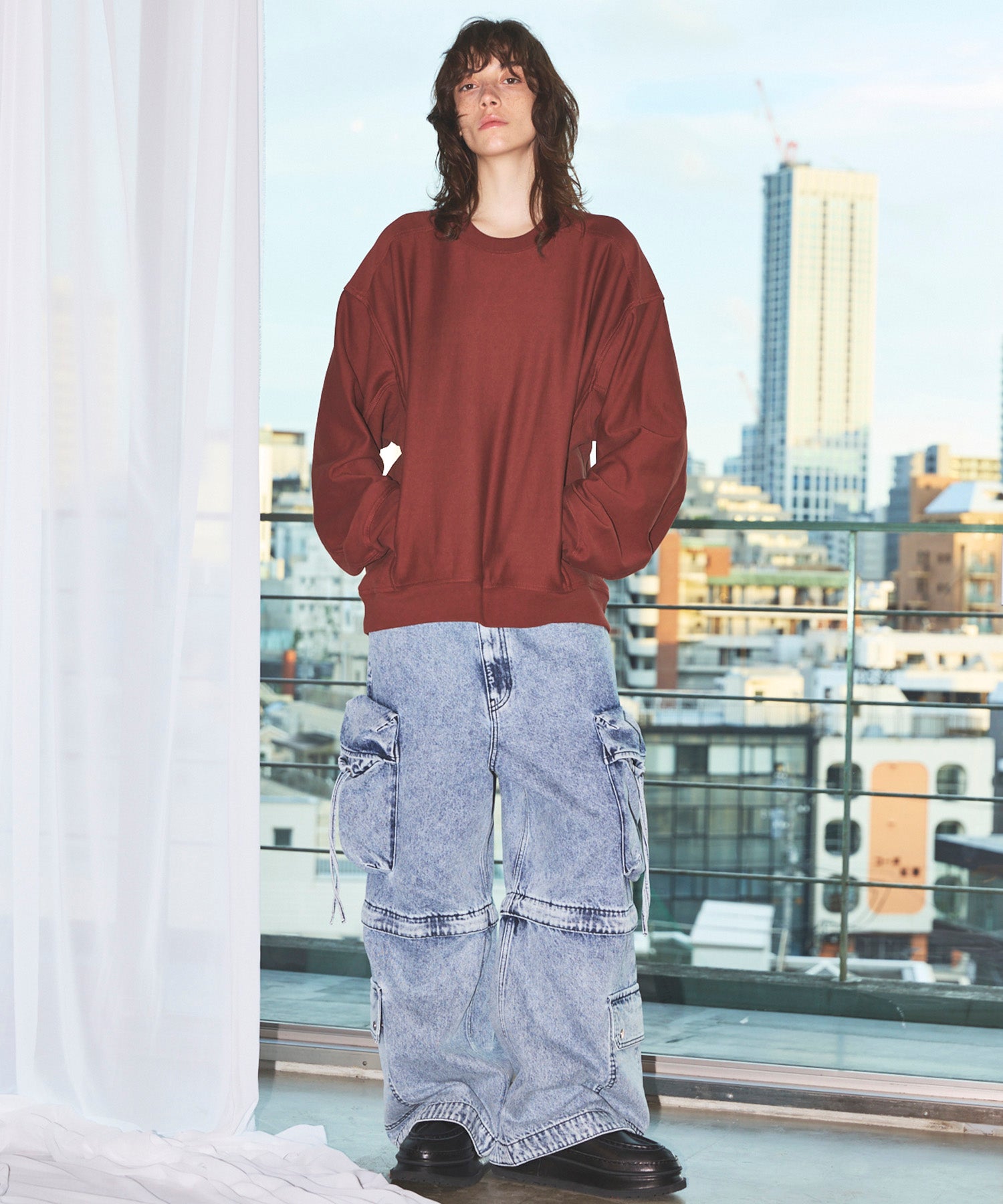 [25AW PRE-ORDER] Nuance Graphics Hand Stitching Long Sleeve TEE