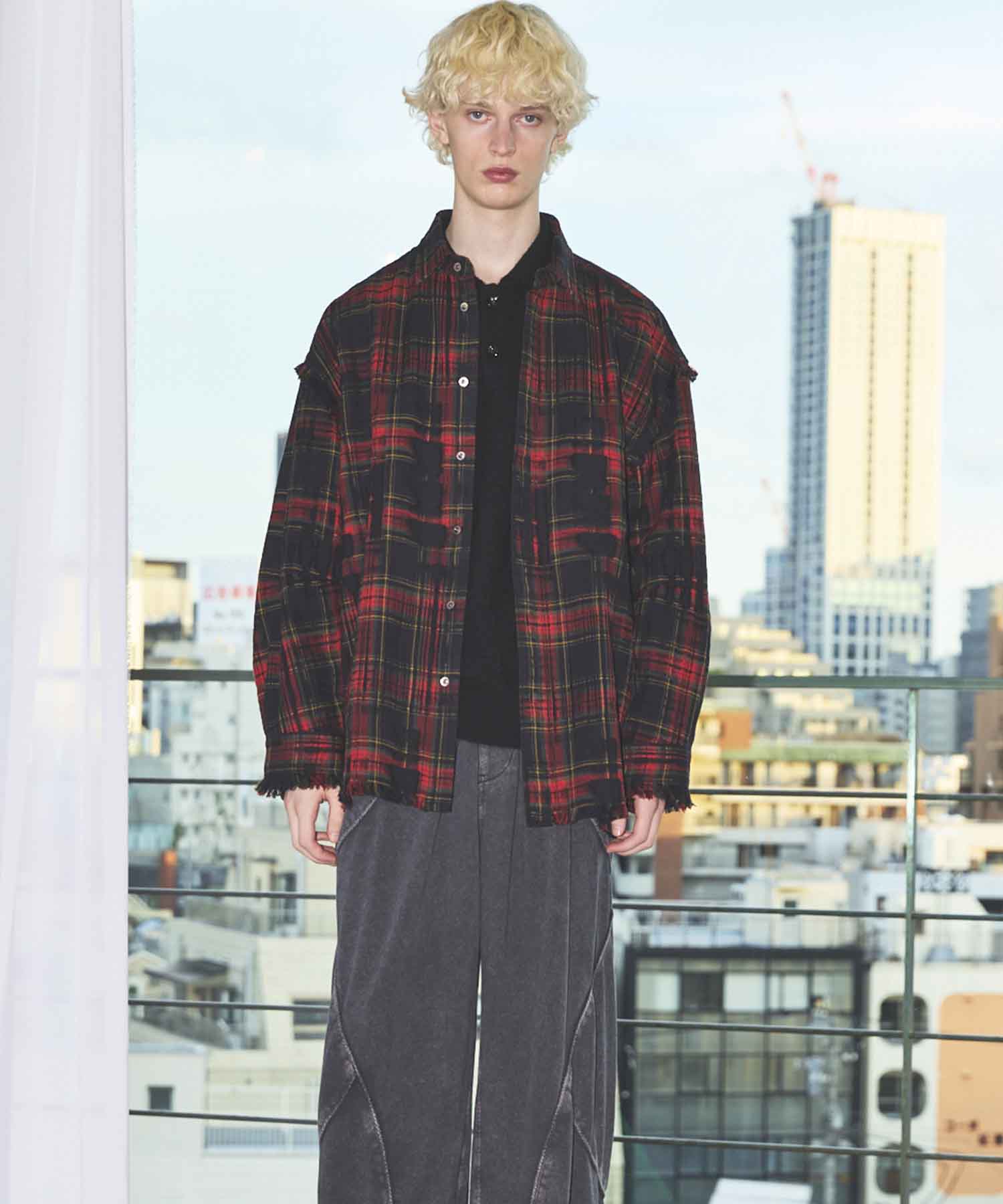 [Sales open at 12:00 pm on Saturday, September 13th] [Italian Dead Stock Fabric] Prime-Over Cut Off Shirts