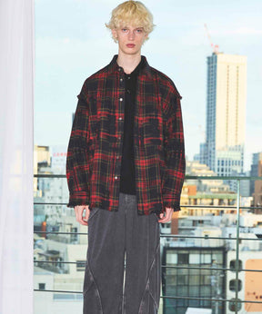 [Sales open at 12:00 pm on Saturday, September 13th] [Italian Dead Stock Fabric] Prime-Over Cut Off Shirts