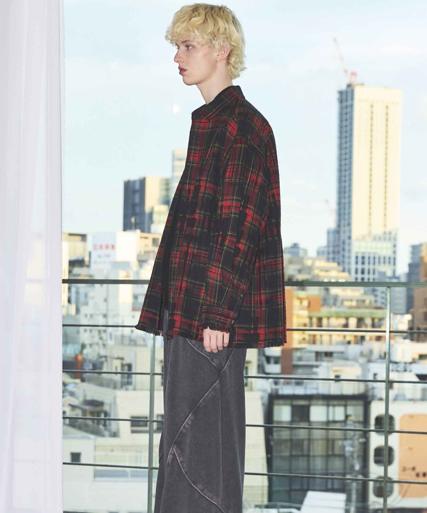 [Sales open at 12:00 pm on Saturday, September 13th] [Italian Dead Stock Fabric] Prime-Over Cut Off Shirts