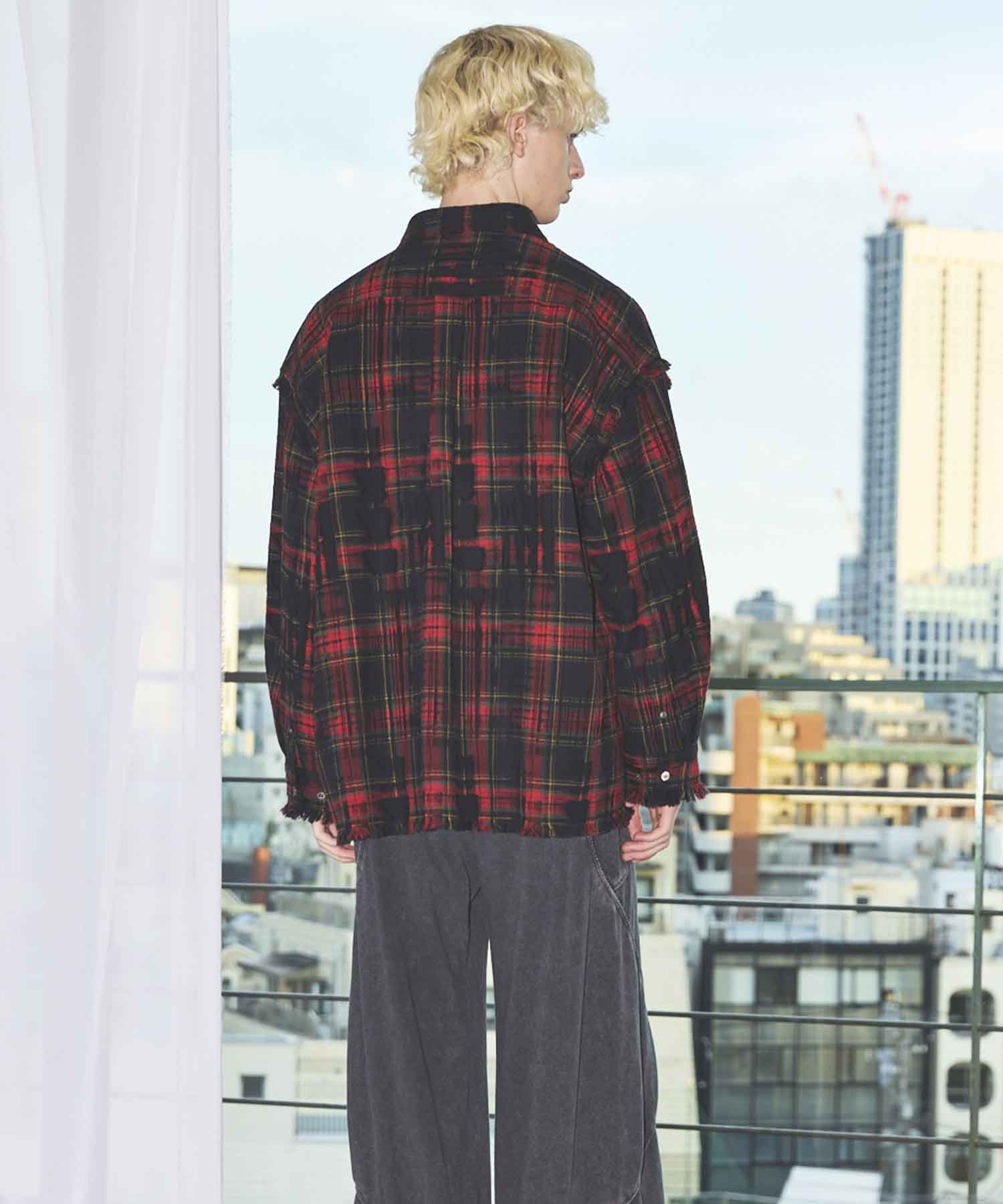 [Sales open at 12:00 pm on Saturday, September 13th] [Italian Dead Stock Fabric] Prime-Over Cut Off Shirts