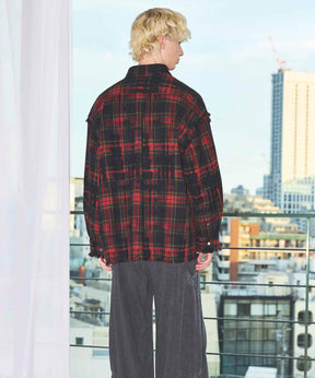 [Sales open at 12:00 pm on Saturday, September 13th] [Italian Dead Stock Fabric] Prime-Over Cut Off Shirts