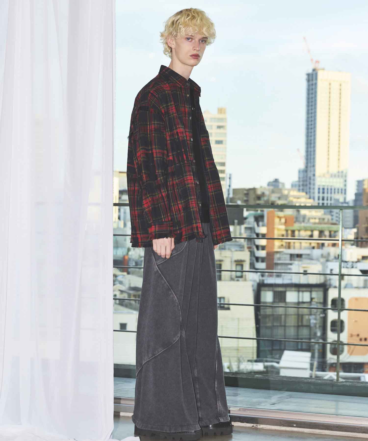 [Sales open at 12:00 pm on Saturday, September 13th] [Italian Dead Stock Fabric] Prime-Over Cut Off Shirts