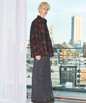 [Sales open at 12:00 pm on Saturday, September 13th] [Italian Dead Stock Fabric] Prime-Over Cut Off Shirts