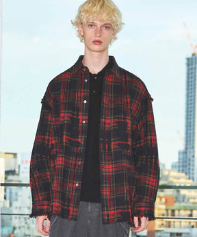 [Sales open at 12:00 pm on Saturday, September 13th] [Italian Dead Stock Fabric] Prime-Over Cut Off Shirts