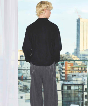 Gradation Short Length Prime-Over V-Neck Knit Pullover