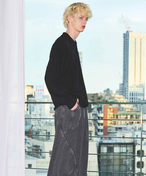 Gradation Short Length Prime-Over V-Neck Knit Pullover