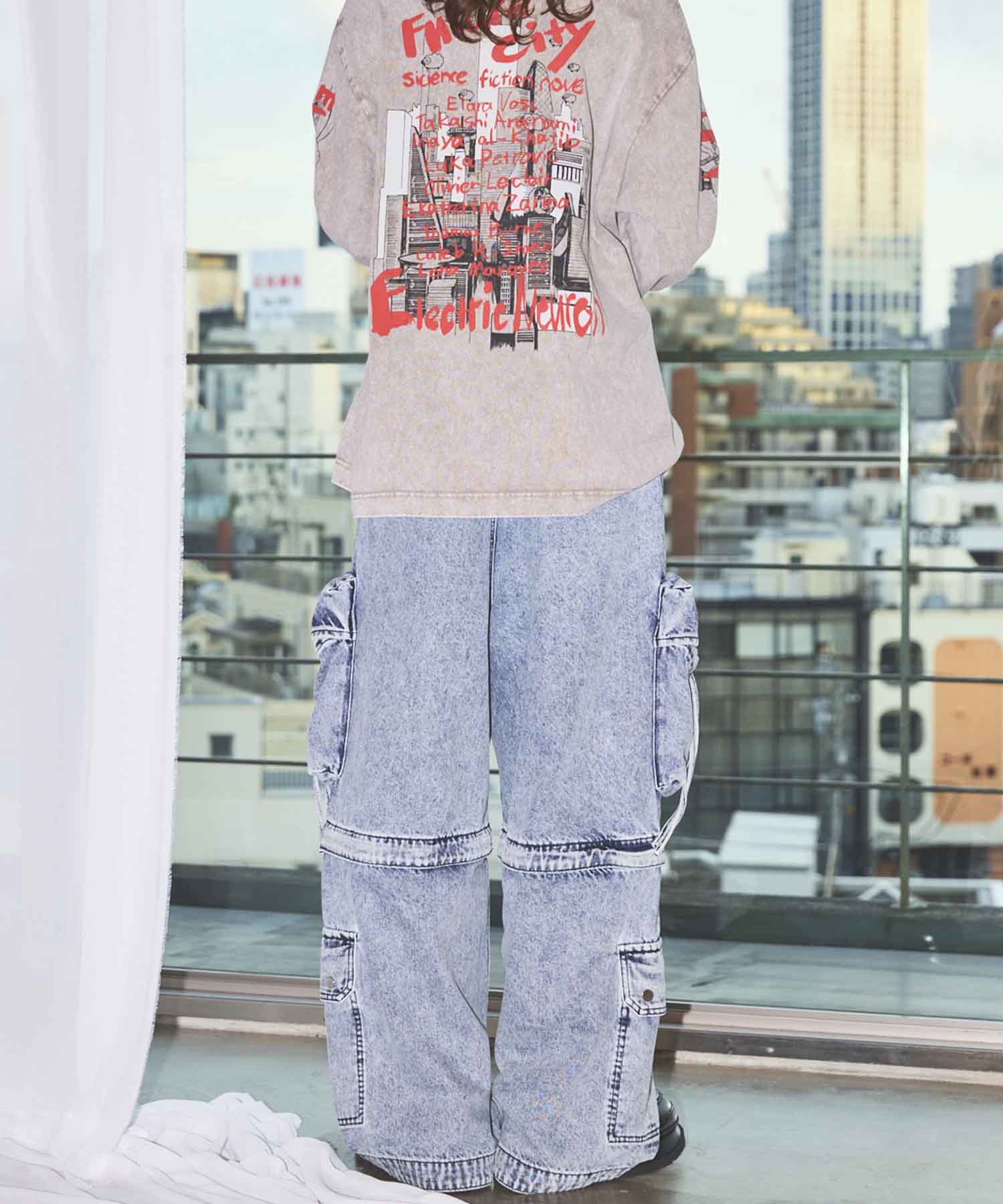 Big Pocket 2WAY Buggy Denim Cargo Pants