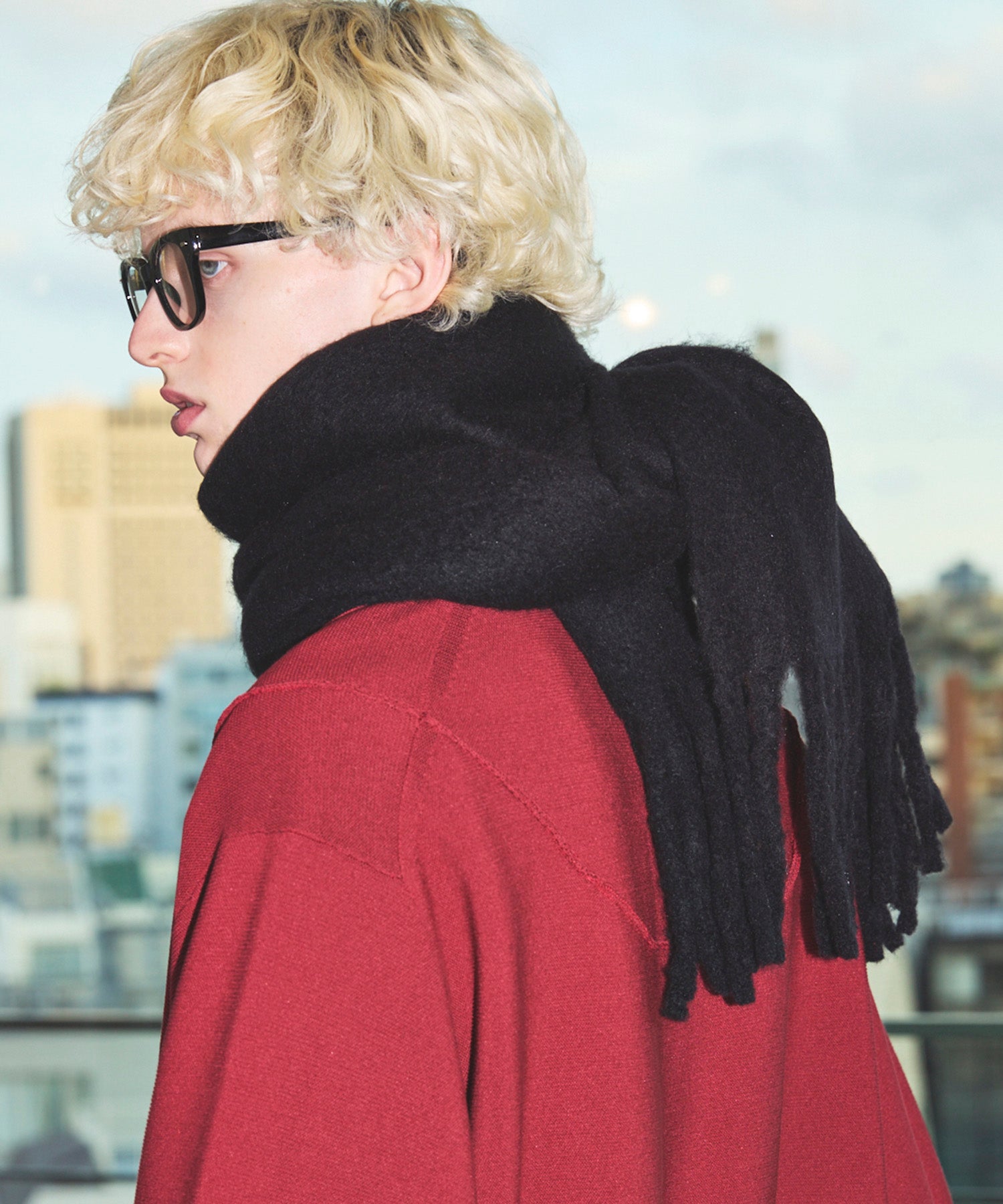 양모 볼륨 스카프