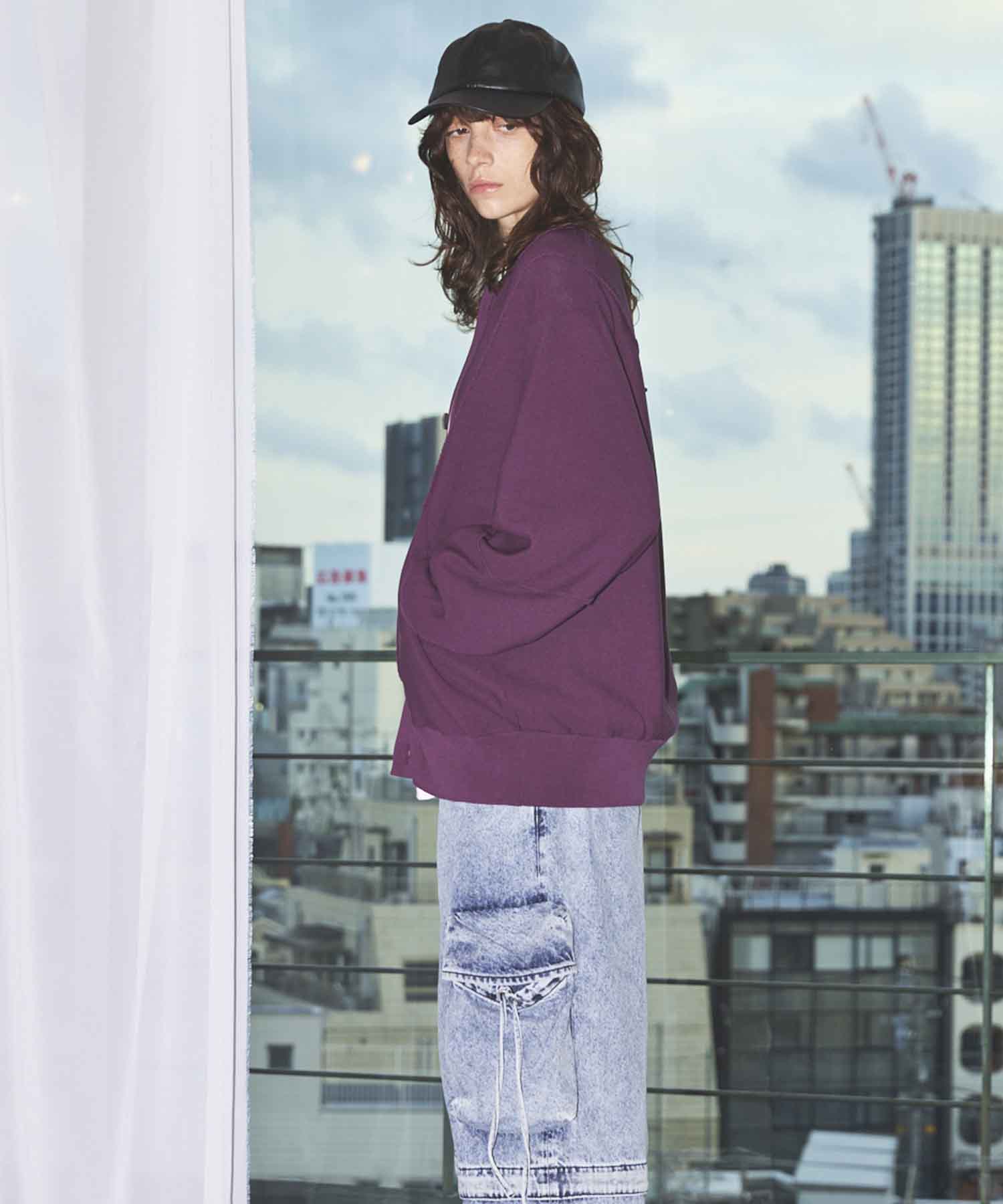 Gradation Short Length Prime-Over V-Neck Knit Pullover