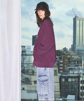 Gradation Short Length Prime-Over V-Neck Knit Pullover