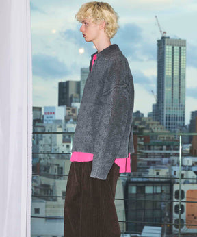 Gradation Short Length Prime-Over V-Neck Knit Pullover