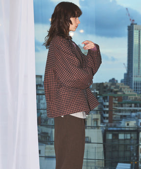 【Italian Dead Stock Fabric】Prime-Over Curved Pocket Jacket