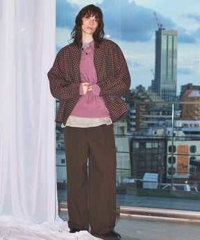 Gradation Short Length Prime-Over V-Neck Knit Pullover