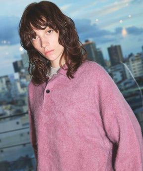 Gradation Short Length Prime-Over V-Neck Knit Pullover