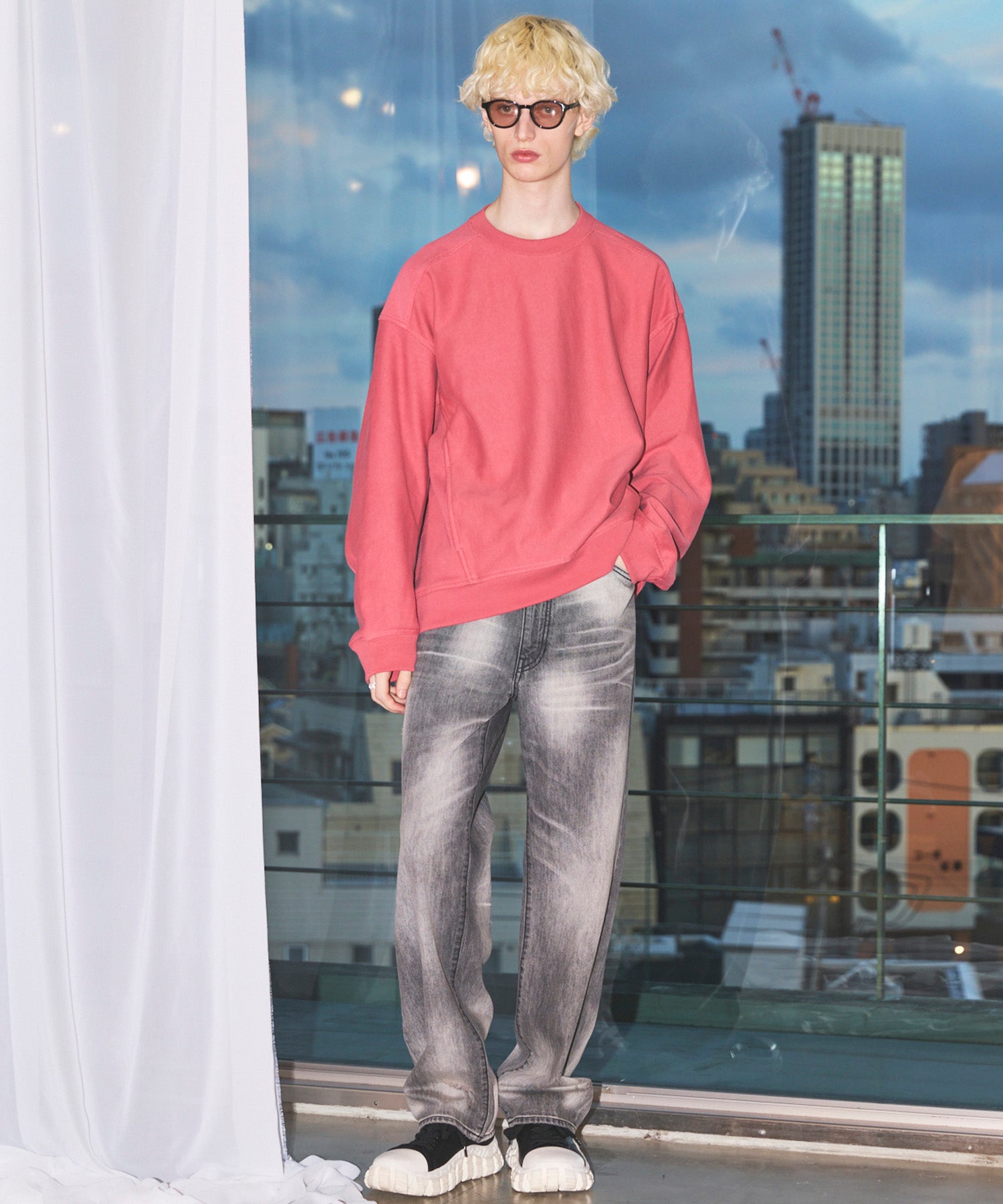 [25AW PRE-ORDER] Nuance Graphics Hand Stitching Long Sleeve TEE