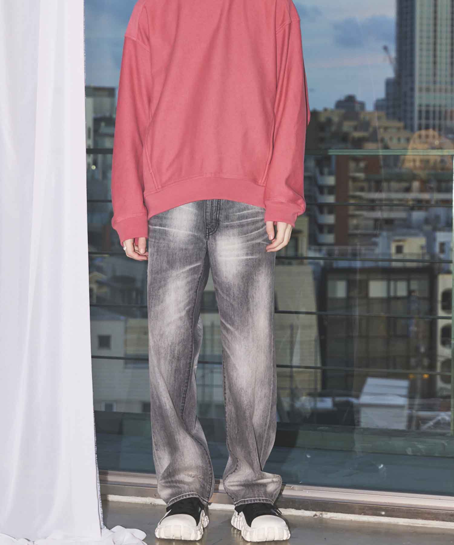 10.5oz Straight Denim Pants