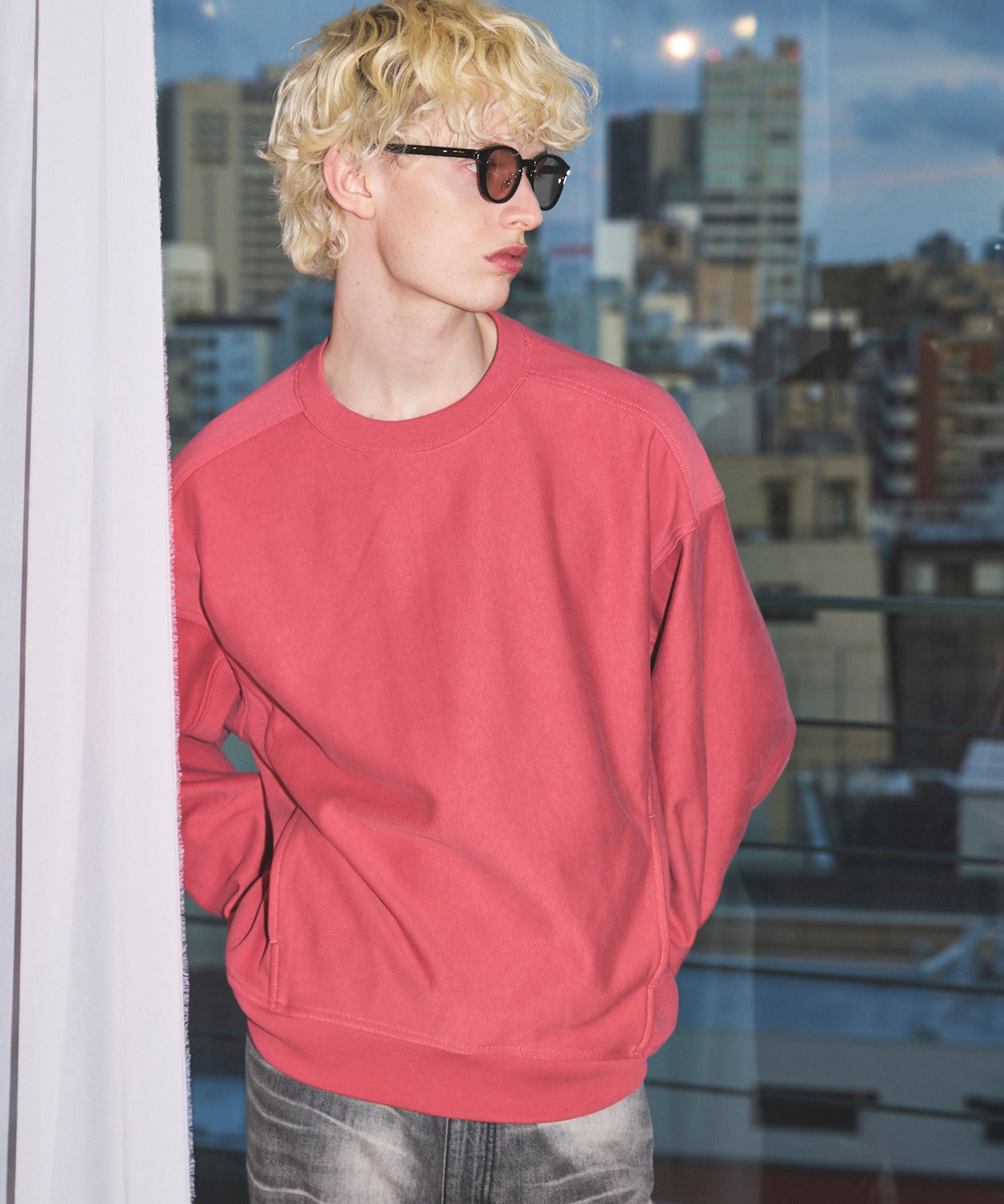 [25AW PRE-ORDER] Nuance Graphics Hand Stitching Long Sleeve TEE