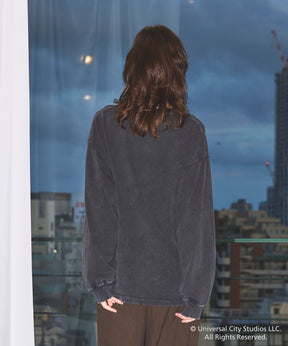 【MOVIE SERIES】「E.T.」- Moon&Bicycle - Prime-Over Crew Neck  Long Sleeve T-Shirt