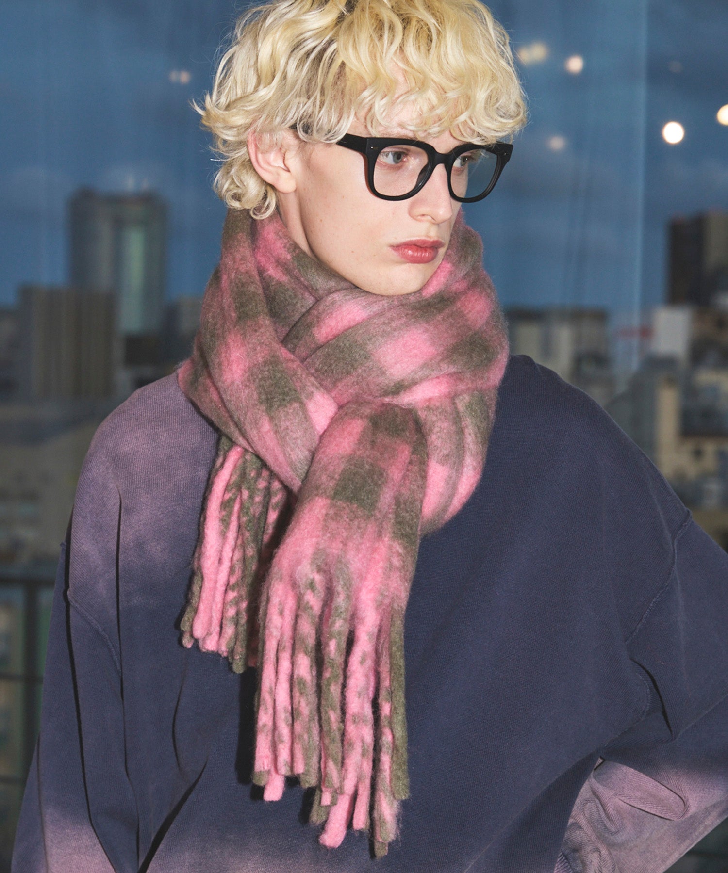 양모 볼륨 스카프