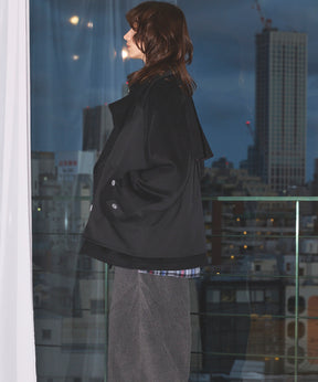 Layering Double Breasted Prime-Over Short Coat