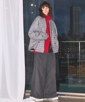 【Italian Dead Stock Fabric】Prime-Over Curved Pocket Jacket