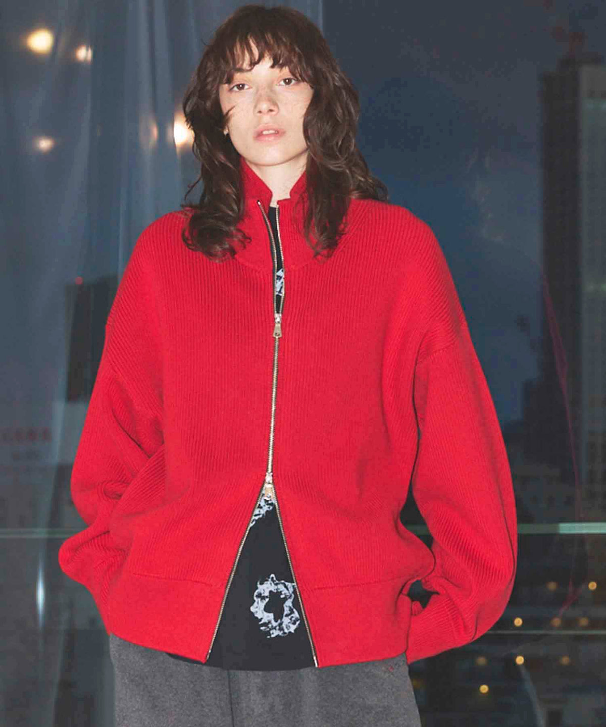 Prime-Over Drivers Zip Knit