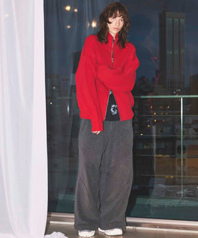 Gradation Short Length Prime-Over V-Neck Knit Pullover