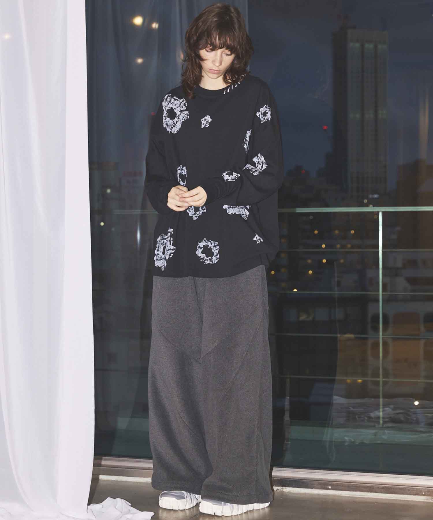 [25AW PRE-ORDER] Nuance Graphics Hand Stitching Long Sleeve TEE