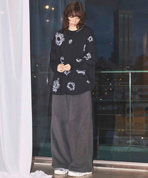 [25AW PRE-ORDER] Nuance Graphics Hand Stitching Long Sleeve TEE