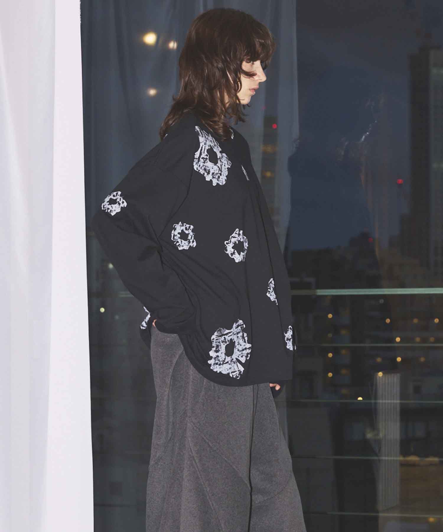 [25AW PRE-ORDER] Nuance Graphics Hand Stitching Long Sleeve TEE