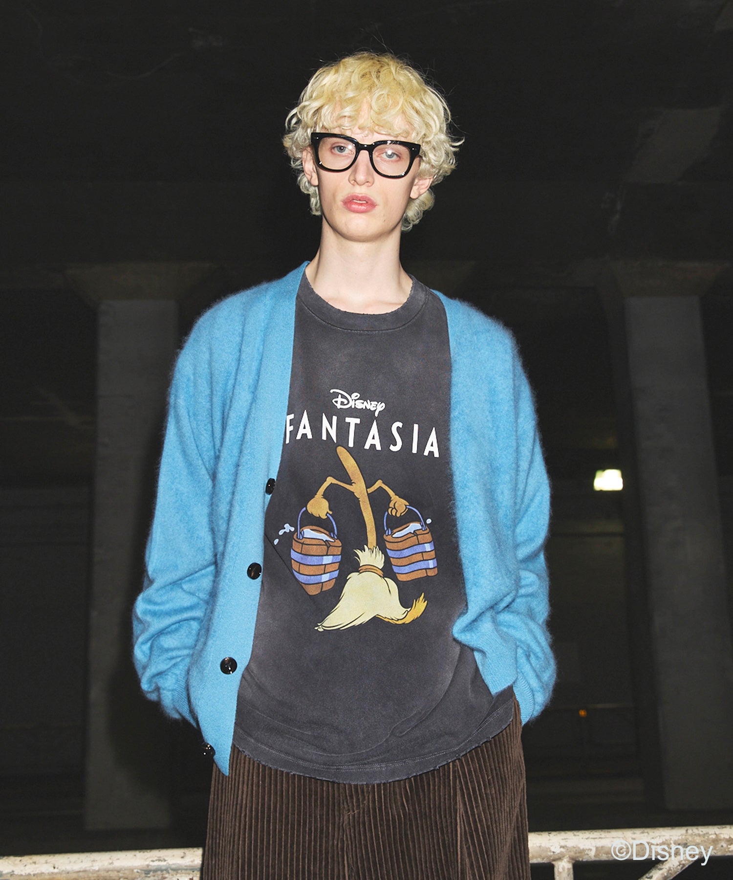 【MOVIE SERIES】「FANTASIA」-  BROOM - Prime-Over Crew Neck  Long Sleeve T-Shirt