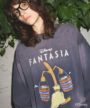 【MOVIE SERIES】「FANTASIA」-  BROOM - Prime-Over Crew Neck  Long Sleeve T-Shirt