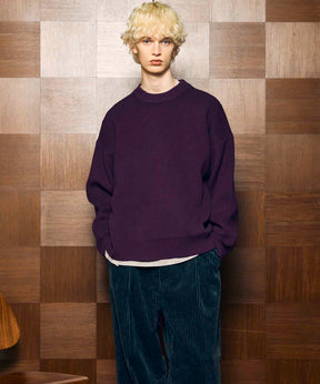 Gradation Short Length Prime-Over V-Neck Knit Pullover