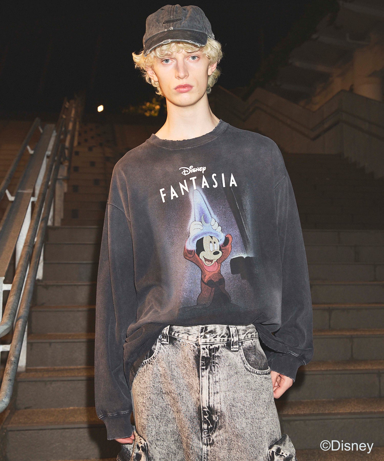 【MOVIE SERIES】「FANTASIA」- HAT - Prime-Over Crew Neck  Long Sleeve T-Shirt