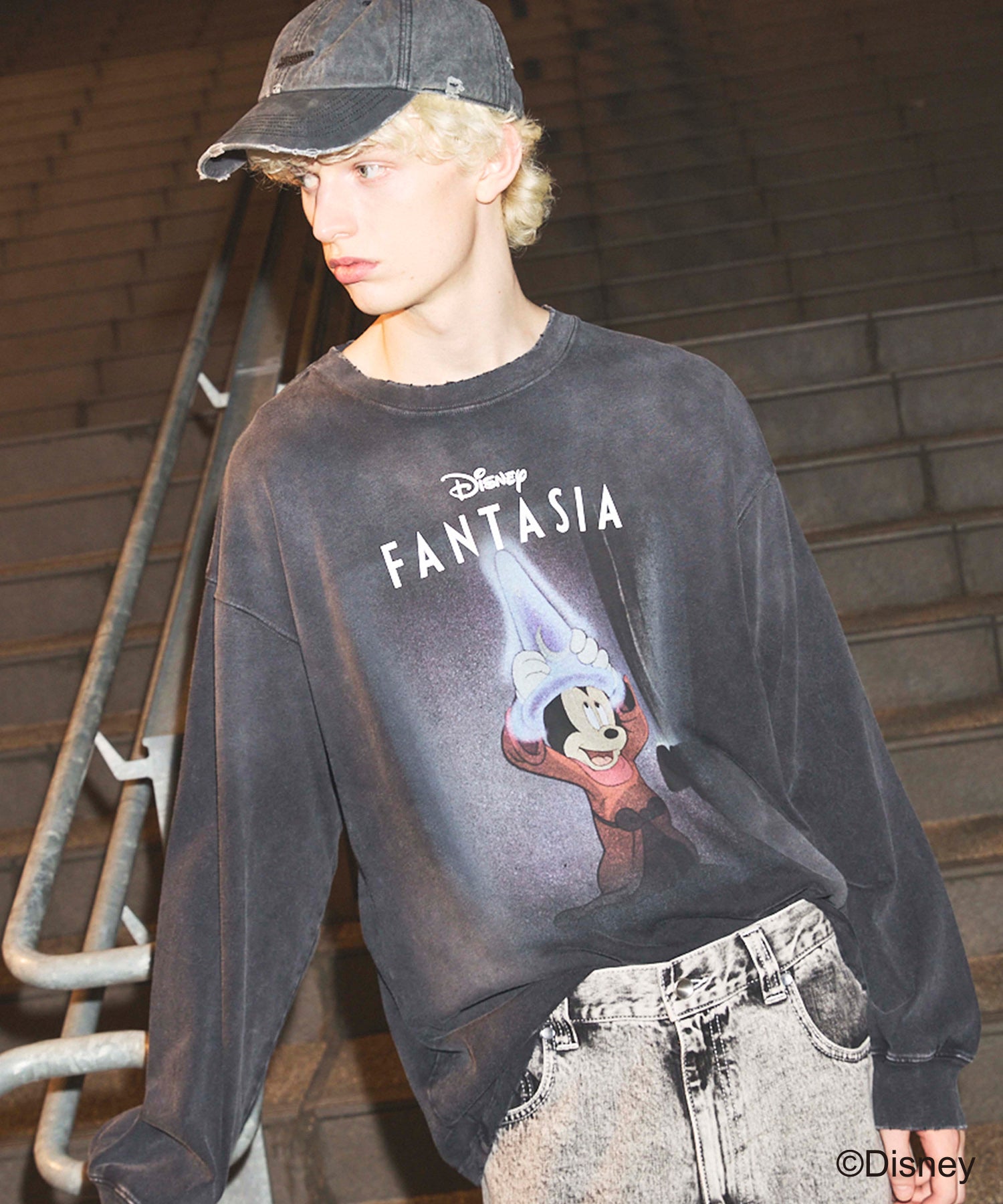 【MOVIE SERIES】「FANTASIA」- HAT - Prime-Over Crew Neck  Long Sleeve T-Shirt