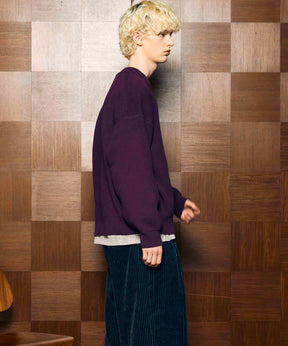 Gradation Short Length Prime-Over V-Neck Knit Pullover