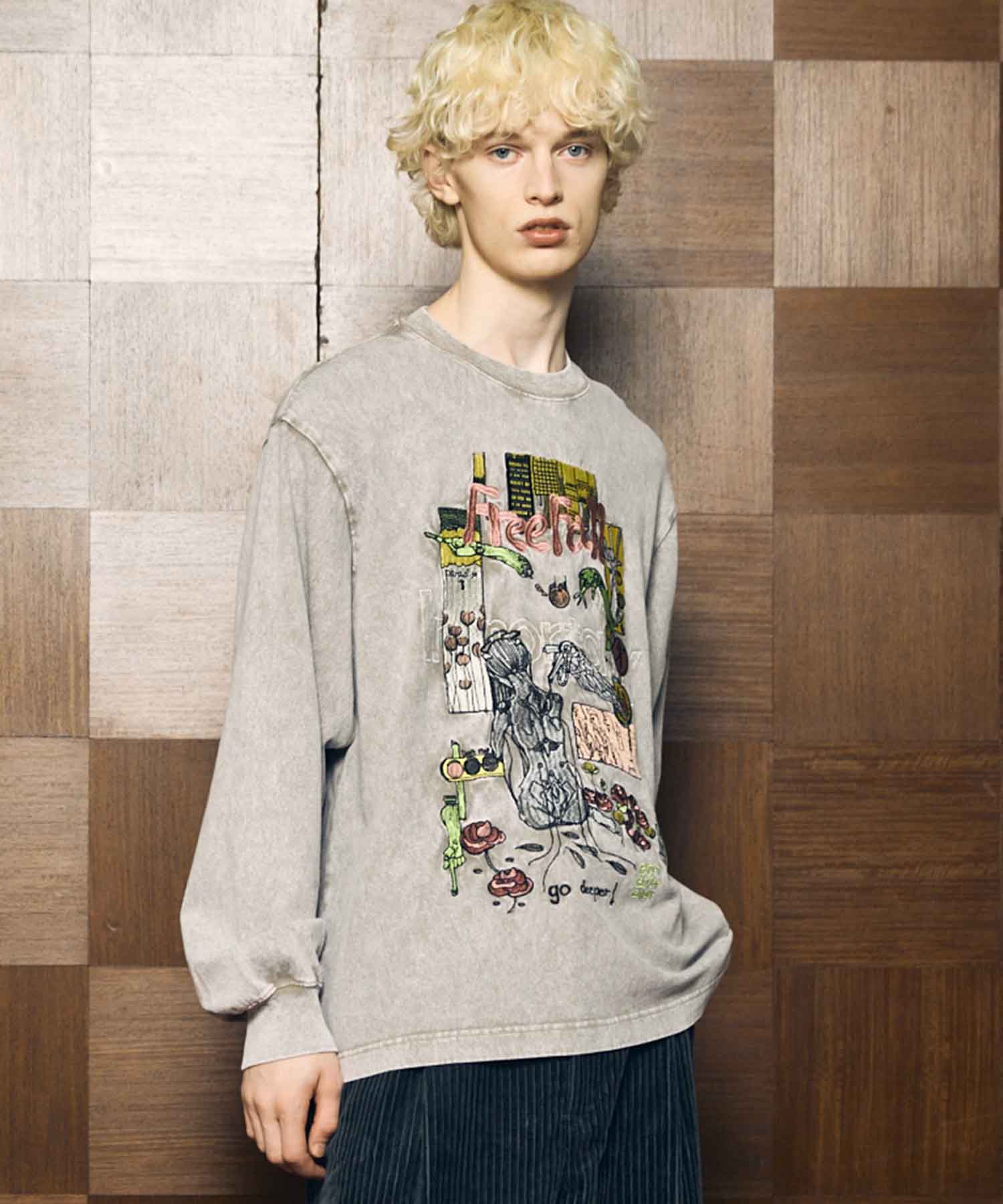 immatereal イマテリアルcrew neck カットソー immatereal イマテリアルcrew neck カットソー