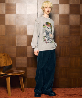 Wide-Wale Corduroy One-Tuck Pants