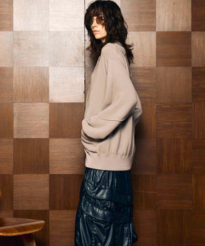 Gradation Short Length Prime-Over V-Neck Knit Pullover