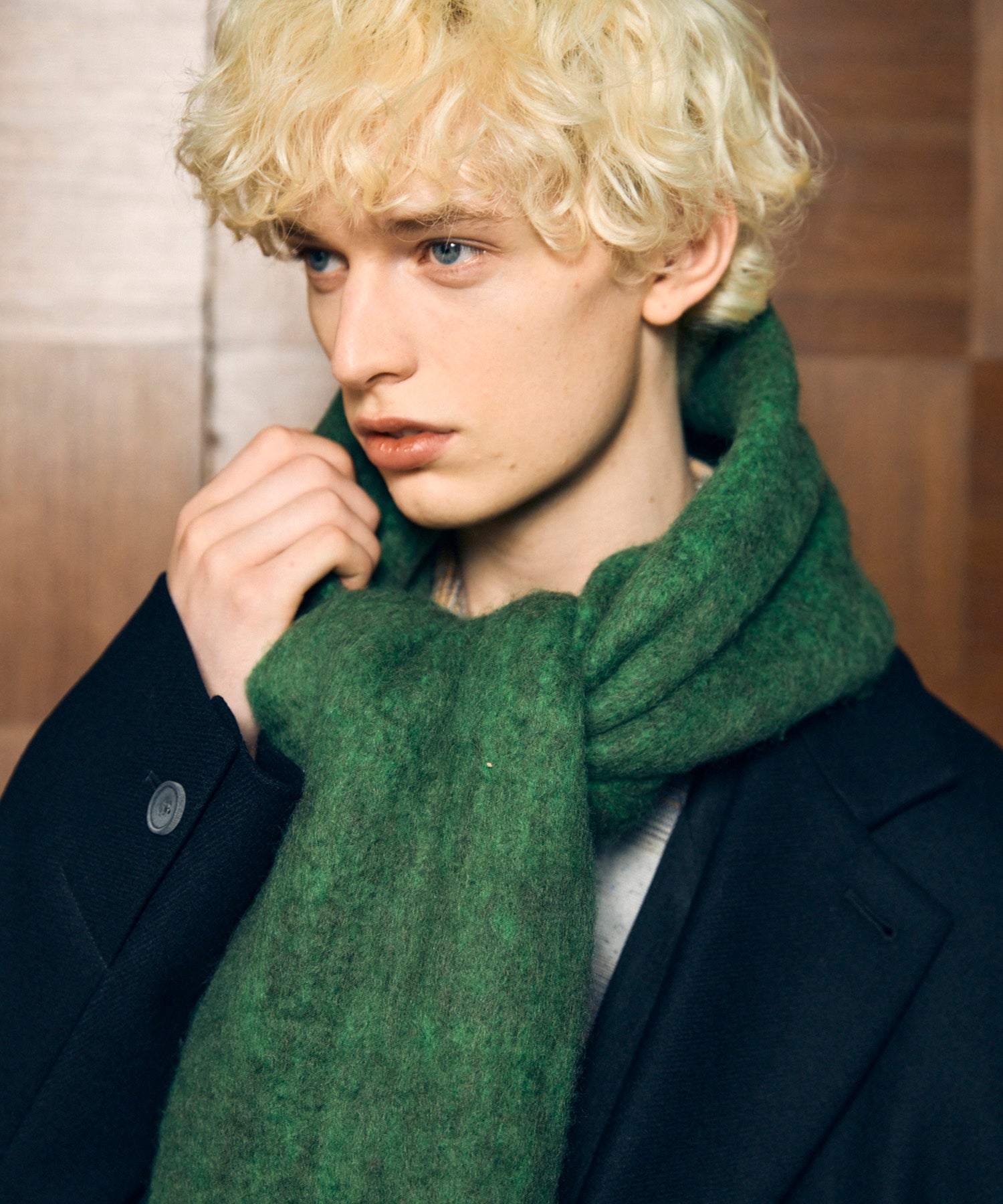 양모 볼륨 스카프