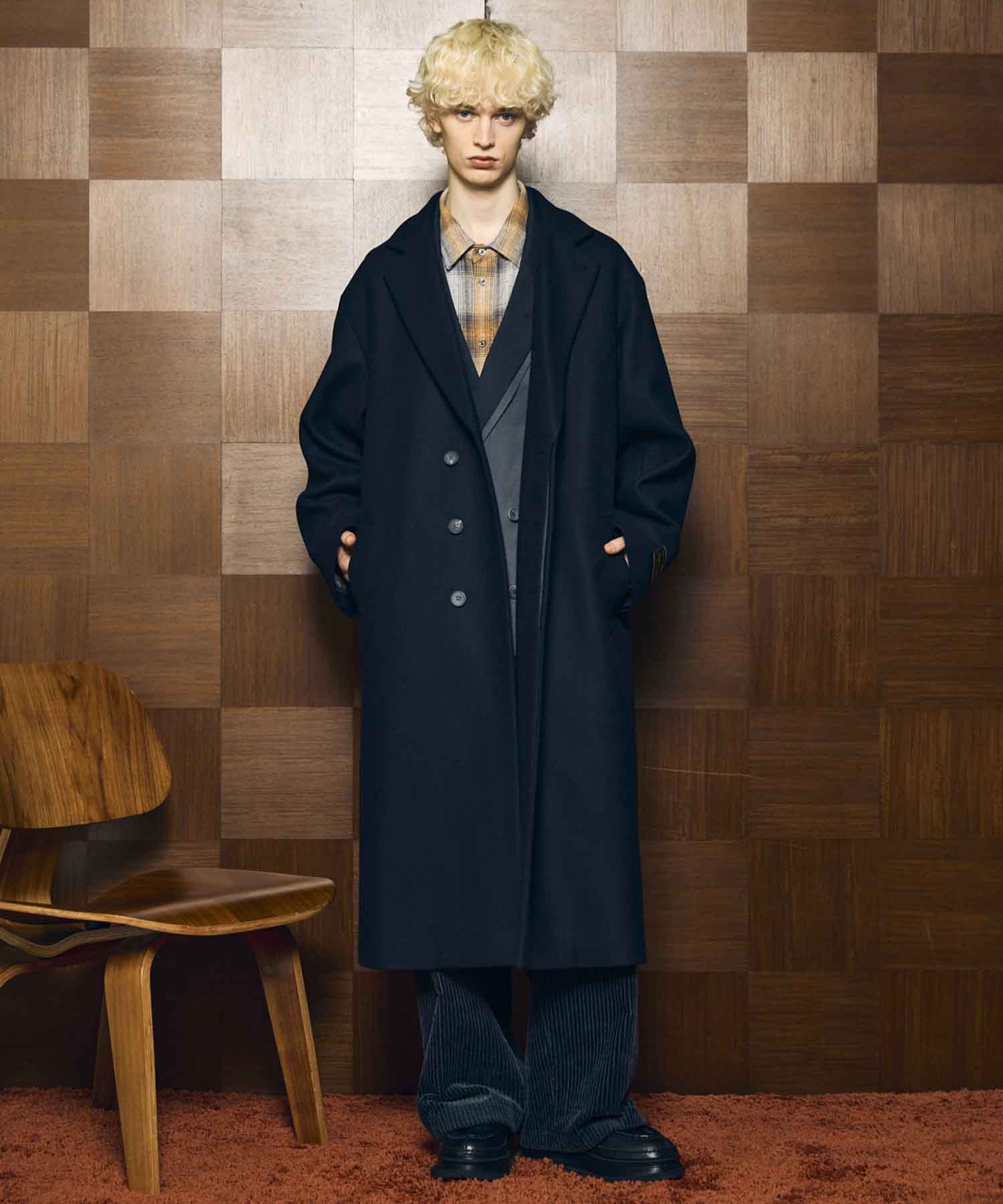 Prime-Over Layering Double Breasted Tailored Jacket