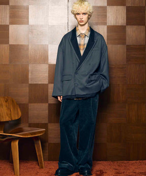 Prime-Over Layering Double Breasted Tailored Jacket