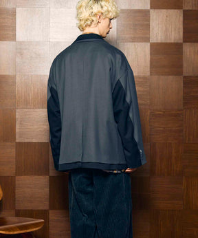 Prime-Over Layering Double Breasted Tailored Jacket