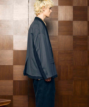 Prime-Over Layering Double Breasted Tailored Jacket