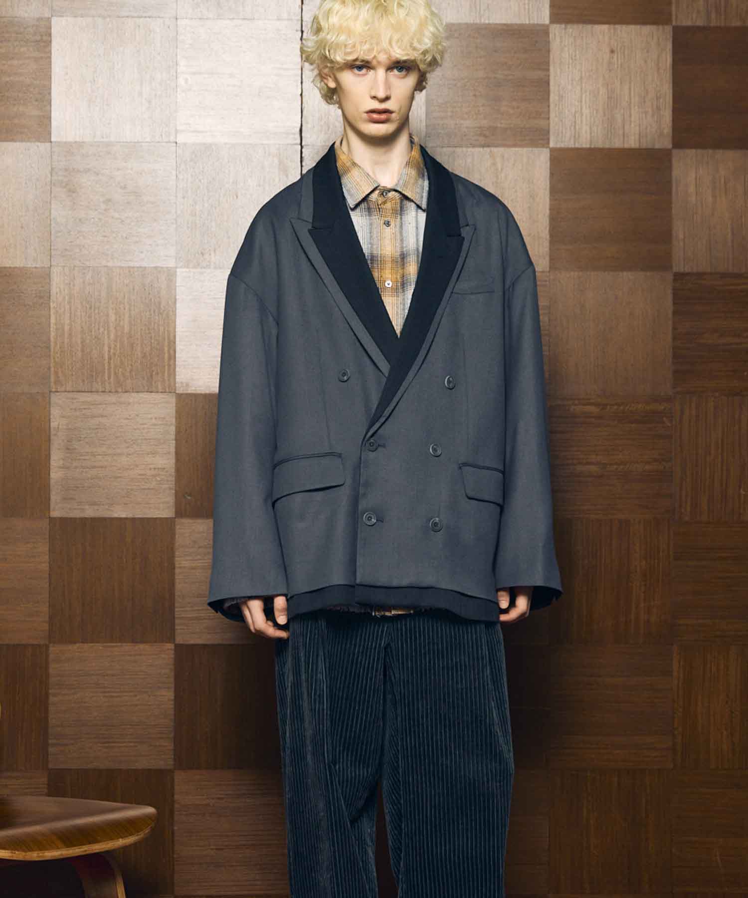 Prime-Over Layering Double Breasted Tailored Jacket