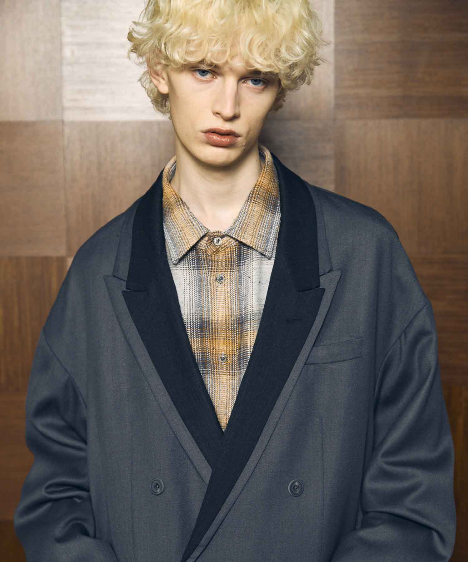 Prime-Over Layering Double Breasted Tailored Jacket