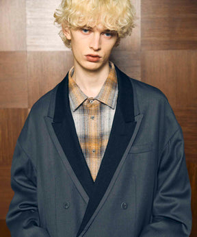 Prime-Over Layering Double Breasted Tailored Jacket