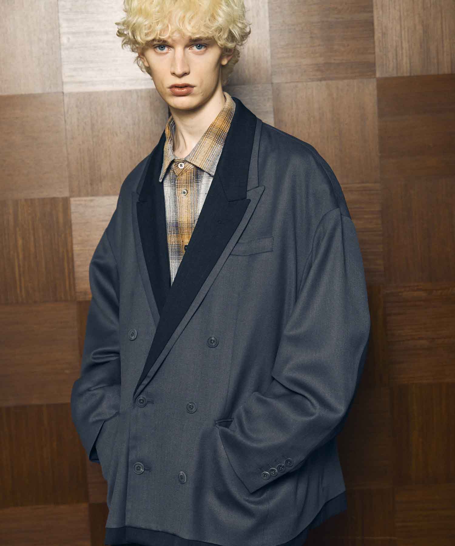 Prime-Over Layering Double Breasted Tailored Jacket