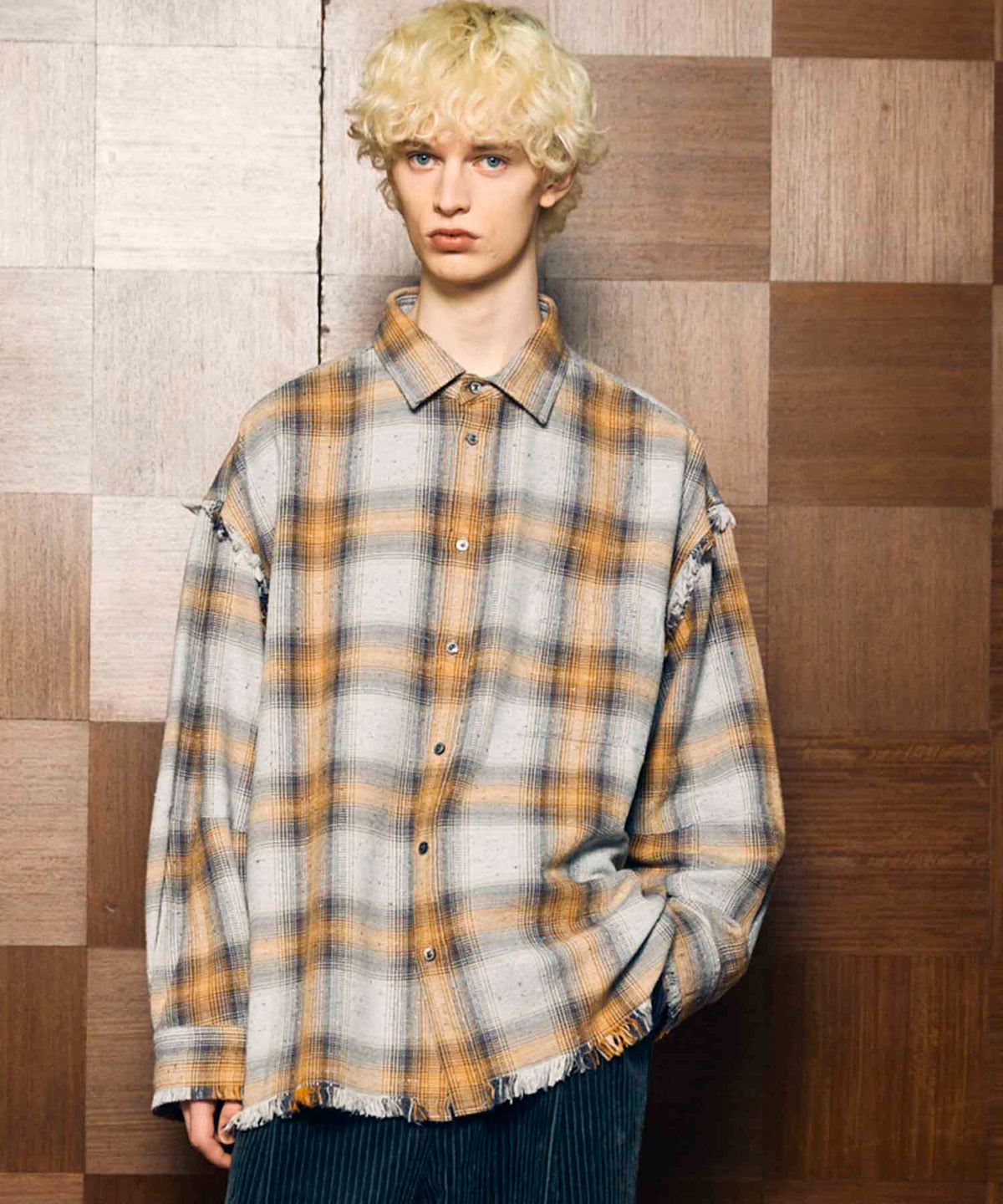 【Italian Dead Stock Fabric】Prime-Over Cut Off Shirts